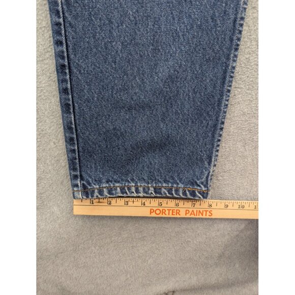 Vintage Levis 505 Jeans Mens 36x30 Blue Regular Fit Straight Leg Medium Wash 90s - Picture 6 of 15